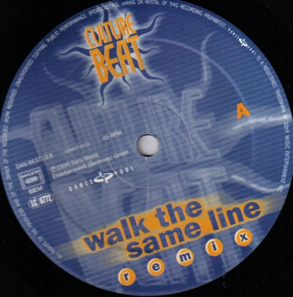 Culture Beat - Walk The Same Line (Remix) | Dance Pool (DAN 663710 8) - 3 Culture Beat - Walk The Same Line (Remix) | Dance Pool (DAN 663710 8) - 3