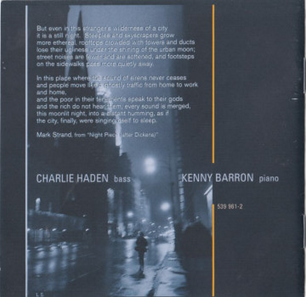 Charlie Haden And Kenny Barron - Night And The City | Verve Records (539 961-2) - 3