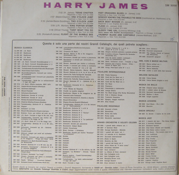 Harry James - Swinging' With Harry James | Joker (SM 3058) - 2