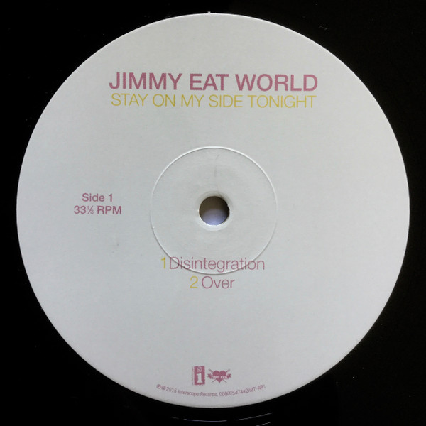 Jimmy Eat World - Stay On My Side Tonight | Interscope Records (00602547442697) - 3