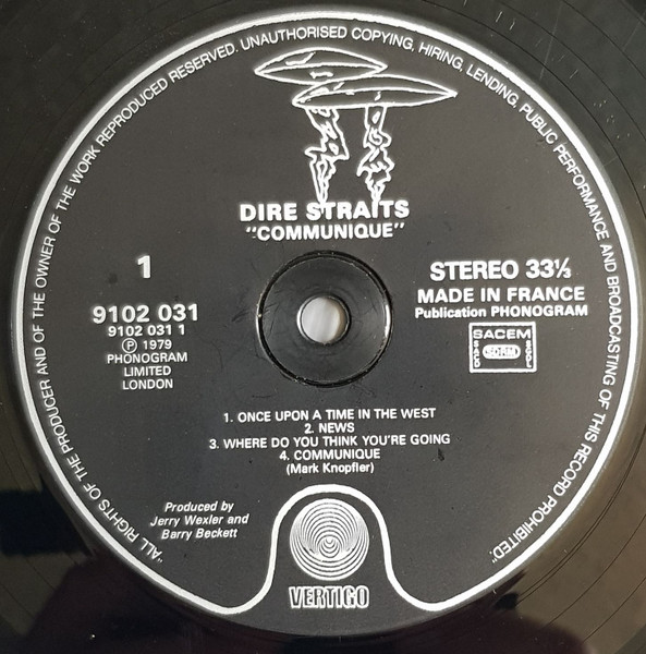 Dire Straits - Communiqué | Vertigo (9102 031) - 4