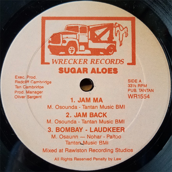 Sugar Aloes - Pure Sugar | Wrecker Records (WR 1554) - 2