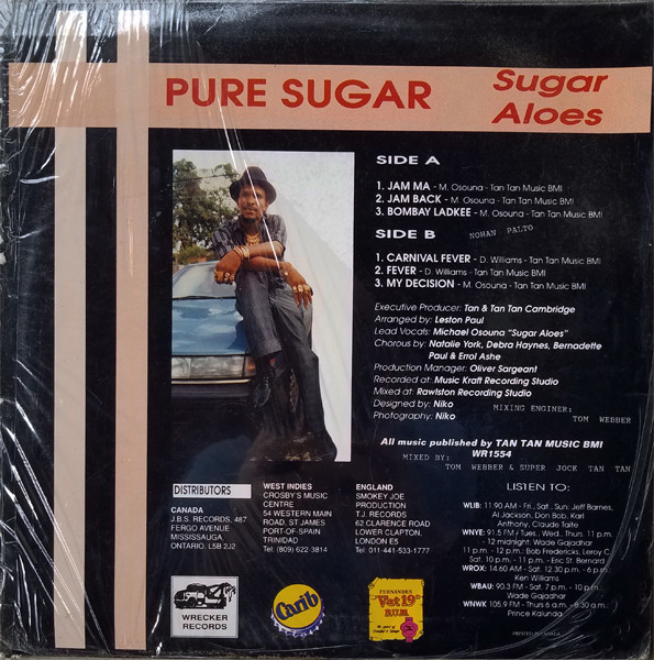 Sugar Aloes - Pure Sugar | Wrecker Records (WR 1554) - main