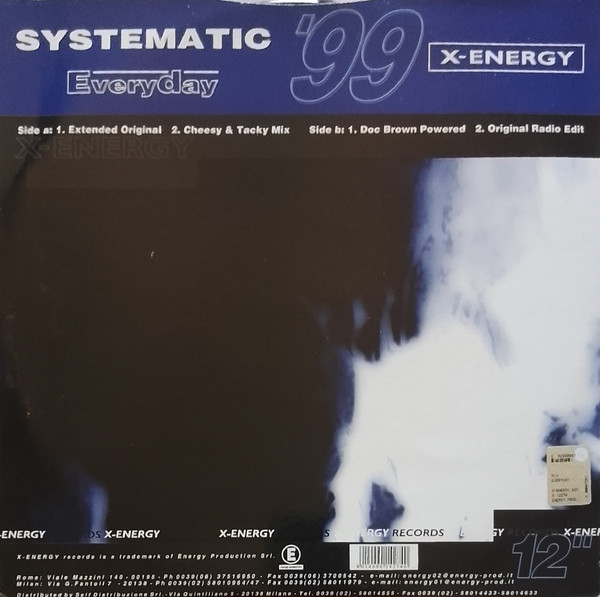 Systematic - Everyday | X-Energy Records (X-12274) - 2 Systematic - Everyday | X-Energy Records (X-12274) - 2