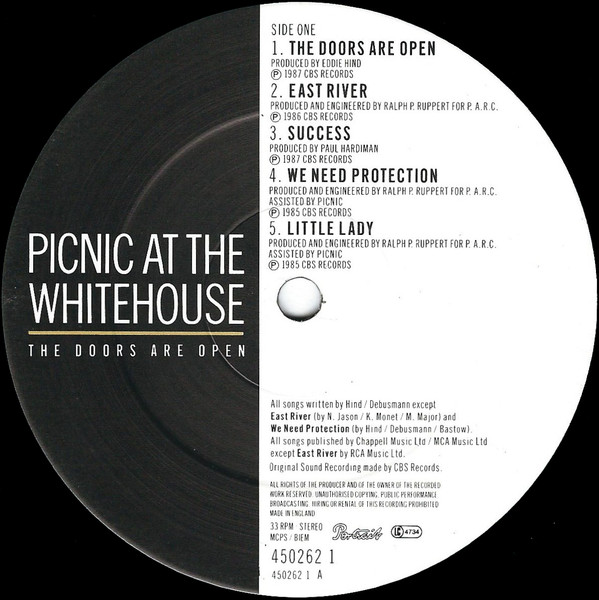Picnic At The Whitehouse - The Doors Are Open | Portrait (450262 1) - 3
