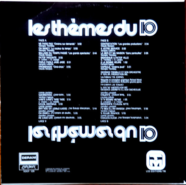 Georges Tremblay - Les Thèmes Du 10 | Deram (XDEF-129) - 2 Georges Tremblay - Les Thèmes Du 10 | Deram (XDEF-129) - 2