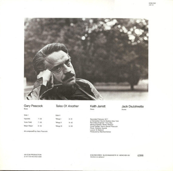 Gary Peacock , Keith Jarrett , Jack DeJohnette - Tales Of Another | ECM Records (ECM 1101)
