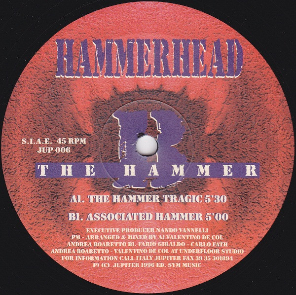 Hammerhead - The Hammer | Jupiter Records (JUP 006) - main