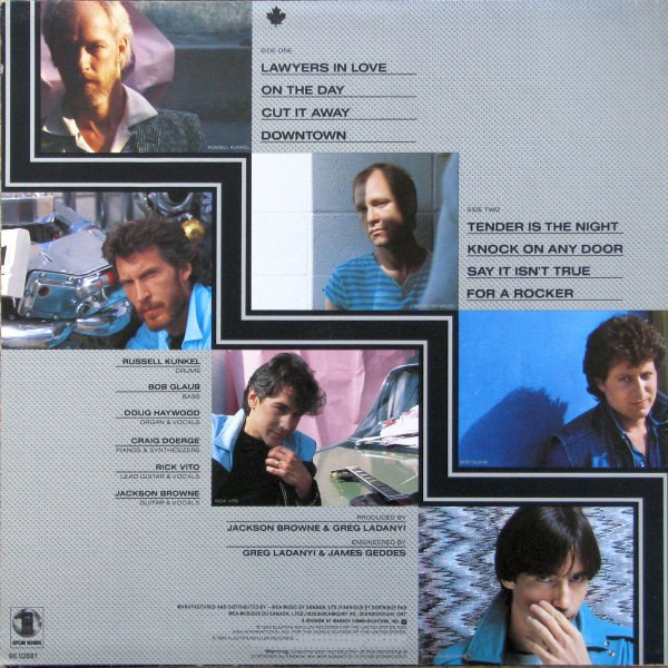 Jackson Browne - Lawyers In Love | Asylum Records (96 02681) - 2