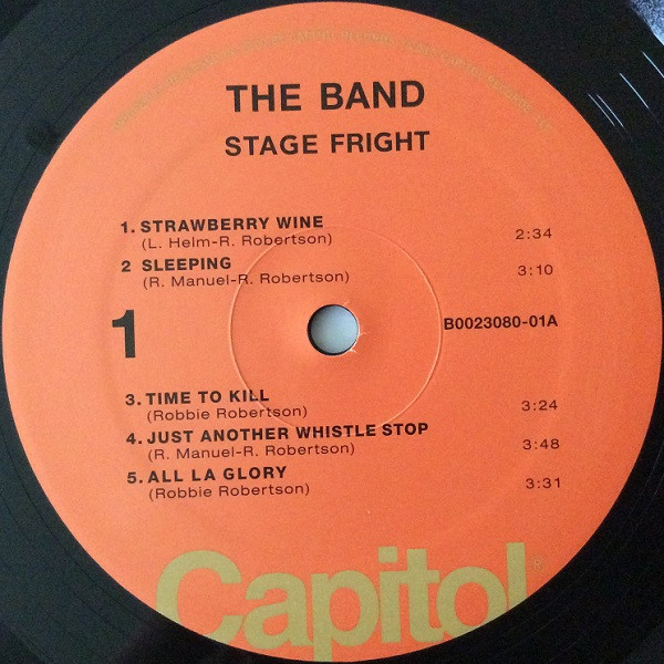 The Band - Stage Fright | Capitol Records (B0023080-01) - 3 The Band - Stage Fright | Capitol Records (B0023080-01) - 3