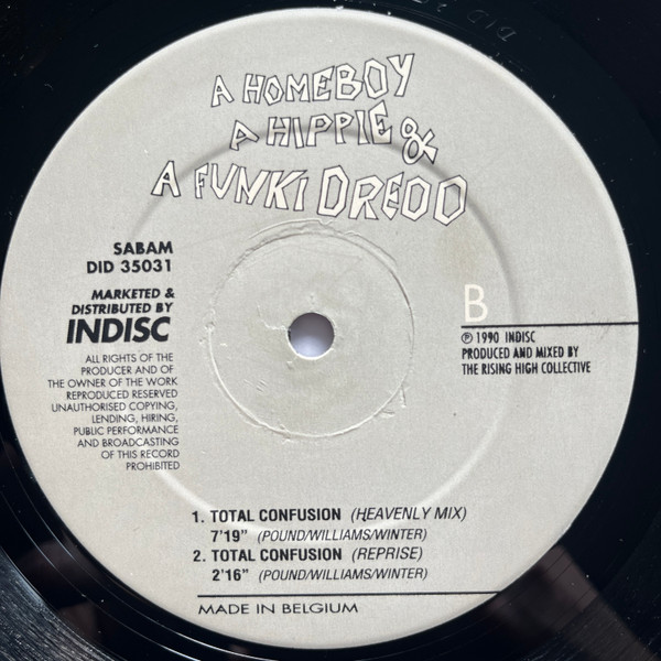 A Homeboy, A Hippie & A Funki Dredd - Total Confusion | Indisc (DID 35031) - 4 A Homeboy, A Hippie & A Funki Dredd - Total Confusion | Indisc (DID 35031) - 4