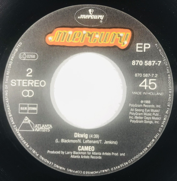 Cameo - You Make Me Work | Mercury (870 587-7) - 4