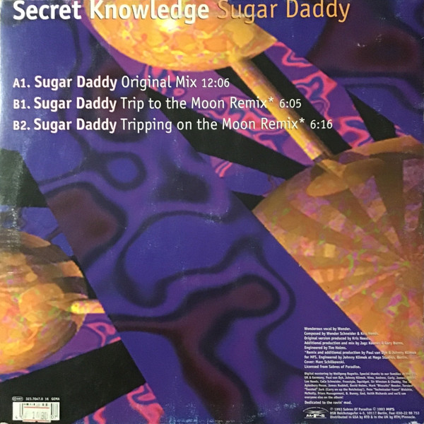 Secret Knowledge - Sugar Daddy | MFS (MFS 7047-0) - 2 Secret Knowledge - Sugar Daddy | MFS (MFS 7047-0) - 2