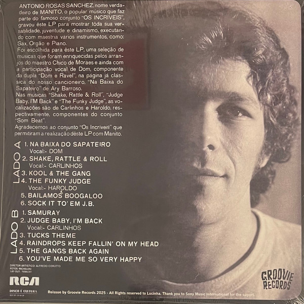 Manito - O Incrível Manito | Groovie Records (GR00091LP) - 2