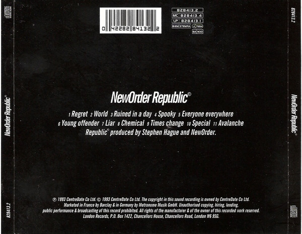 New Order - Republic | London Records (828413.2) - 2 New Order - Republic | London Records (828413.2) - 2