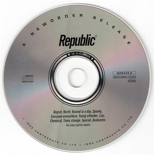 New Order - Republic | London Records (828413.2) - 3 New Order - Republic | London Records (828413.2) - 3