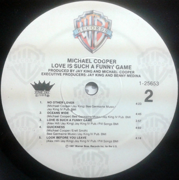 Michael Cooper - Love Is Such A Funny Game | Warner Bros. Records (25653-1) - 3