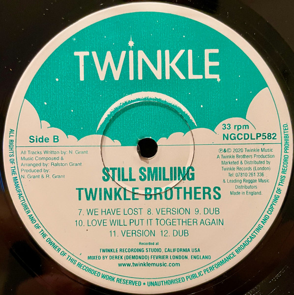 Twinkle Brothers - Still Smiling | Twinkle Music (NGLP582) - 4