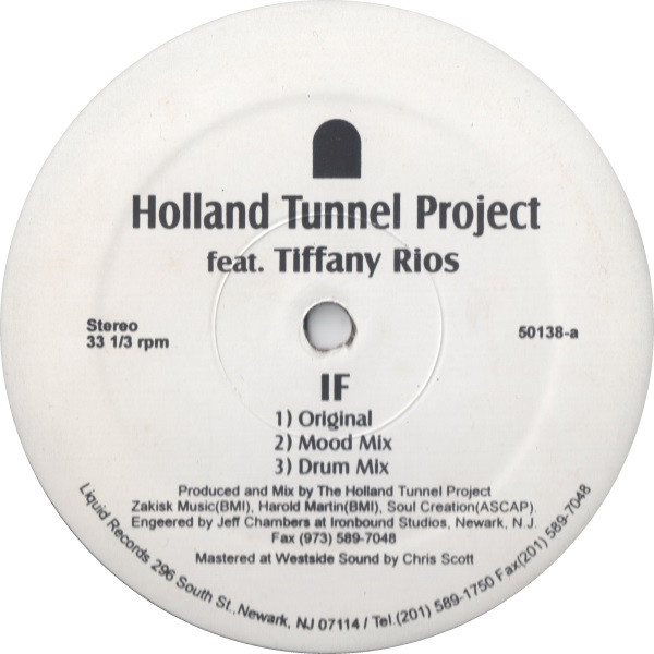 Holland Tunnel Project Feat. Tiffany Rios - If | Liquid Records (50138)