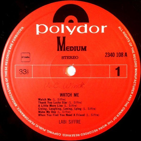 Labi Siffre - Watch Me | Polydor (2340 108) - 3 Labi Siffre - Watch Me | Polydor (2340 108) - 3