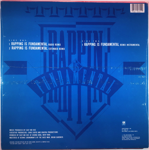 Rappin' Is Fundamental - Rapping Is Fundamental | A&M Records (75021 2355 1)