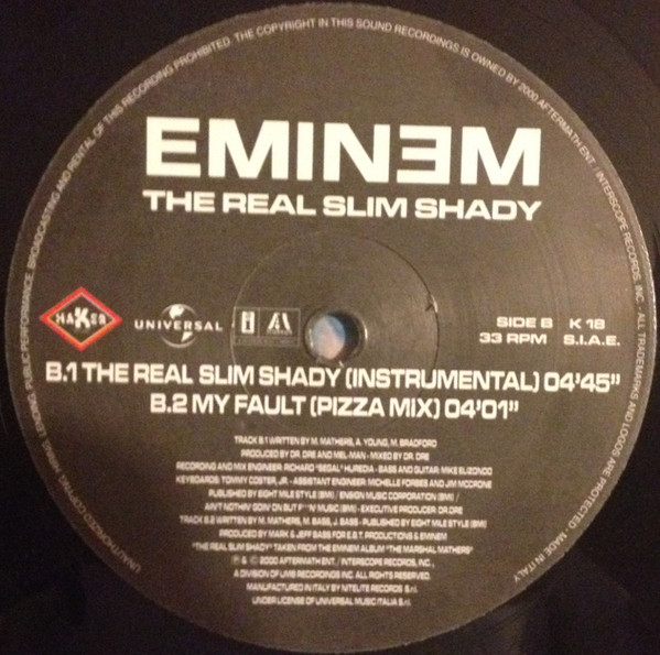 Eminem - The Real Slim Shady | Haker Records (K 18) - 3