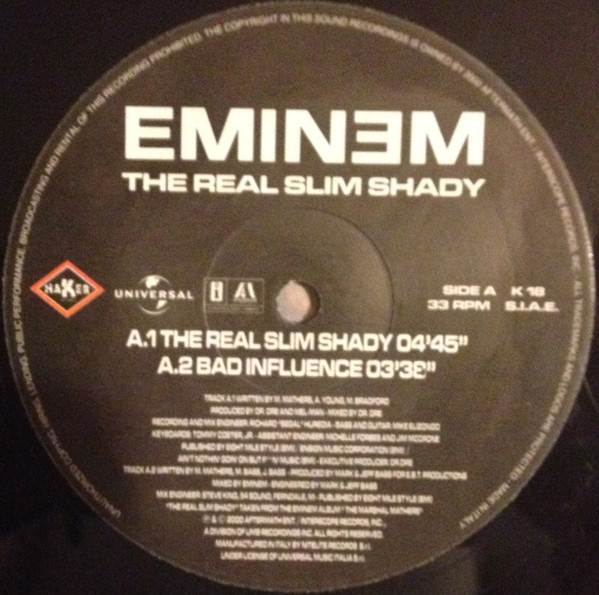 Eminem - The Real Slim Shady | Haker Records (K 18) - 2