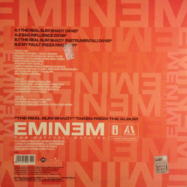 Eminem - The Real Slim Shady | Haker Records (K 18) - 4