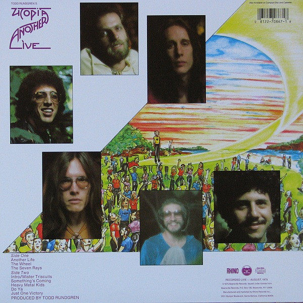 Utopia - Another Live | Bearsville (RNLP 70867) - 2