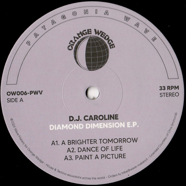 D.J. Caroline - Diamond Dimension E.P. | Orange Wedge (OW006-PWV)