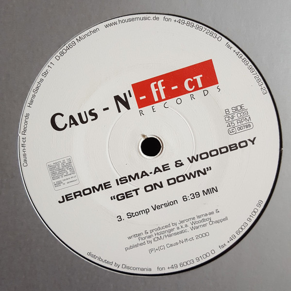 Jerome Isma-Ae & Woodboy - Get On Down | Caus-N'-ff-ct (CNF 039) - 2