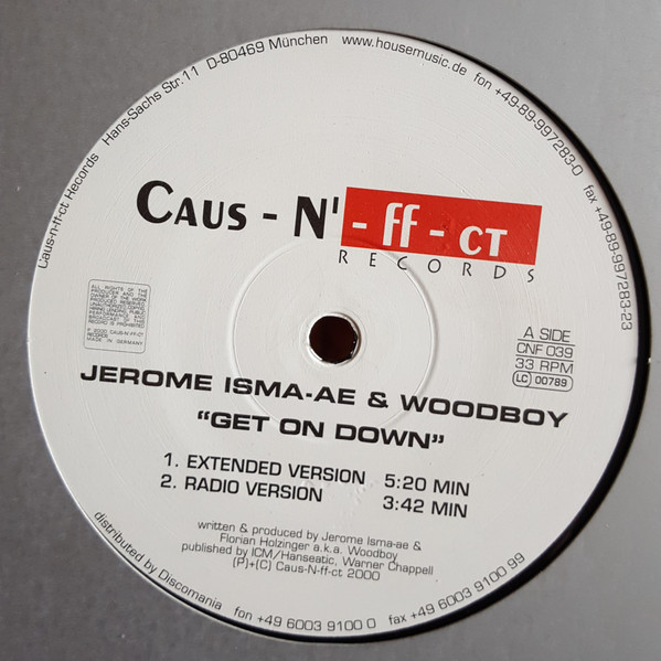Jerome Isma-Ae & Woodboy - Get On Down | Caus-N'-ff-ct (CNF 039) - main