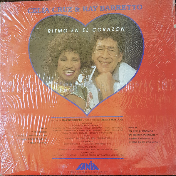 Celia Cruz & Ray Barretto - Ritmo En El Corazon | Fania Records (JM 651) - 2