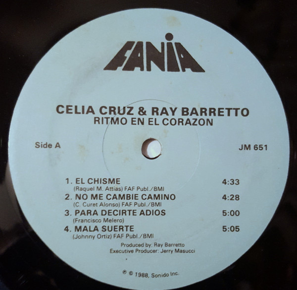 Celia Cruz & Ray Barretto - Ritmo En El Corazon | Fania Records (JM 651) - 3