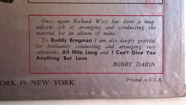 Bobby Darin - This Is Darin | ATCO Records (33-115) - 4