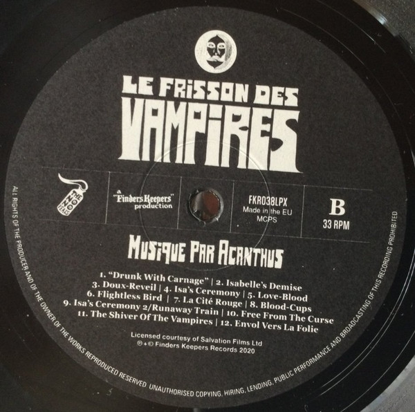 Acanthus - Le Frisson Des Vampires | Finders Keepers Records (FKR038LPX) - 4