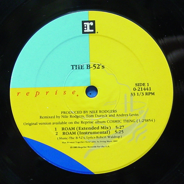 The B-52's - Roam | Reprise Records (0-21441) - 2