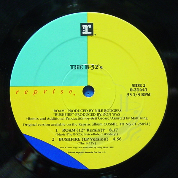 The B-52's - Roam | Reprise Records (0-21441) - 3