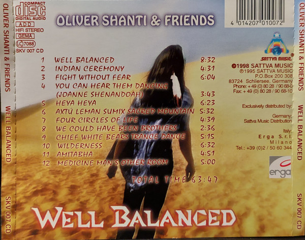 Oliver Shanti & Friends - Well Balanced | Sattva Music (SKV 007 CD) - 2 Oliver Shanti & Friends - Well Balanced | Sattva Music (SKV 007 CD) - 2