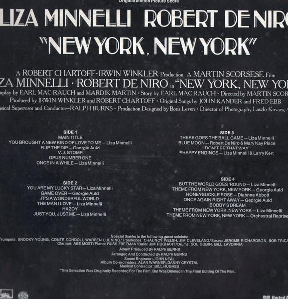 Various - New York, New York (Original Motion Picture Score) | Liberty (3C 154-99290/91) - 2