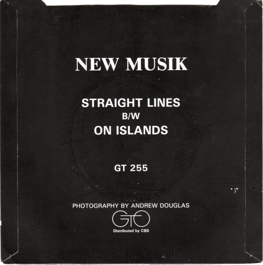 New Musik - Straight Lines | GTO (GT 255) - 2