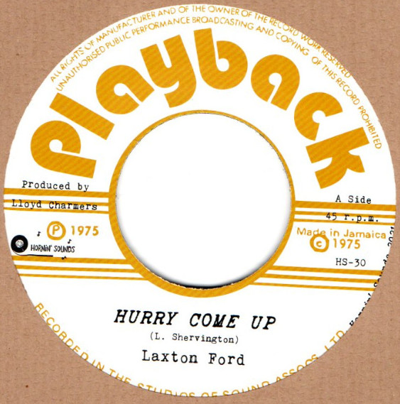 Laxton Ford - Hurry Come Up | Hornin' Sounds (HS-30)