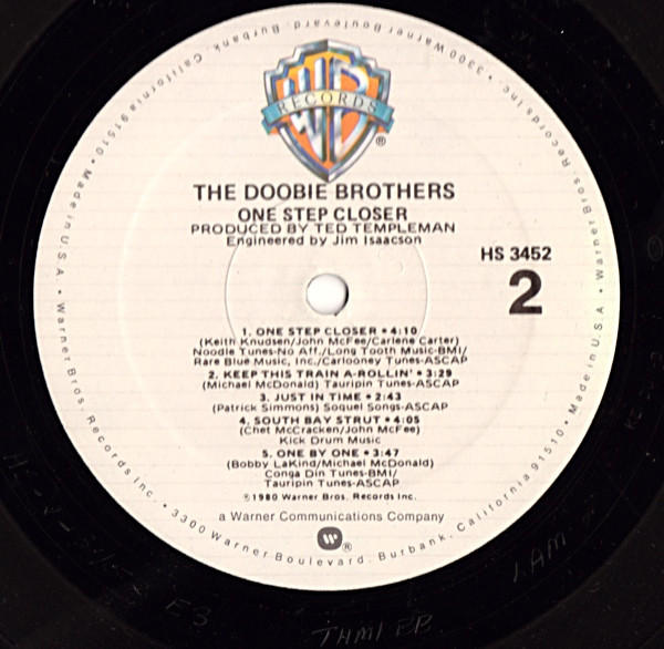 The Doobie Brothers - One Step Closer | Warner Bros. Records (HS 3452) - 4 The Doobie Brothers - One Step Closer | Warner Bros. Records (HS 3452) - 4