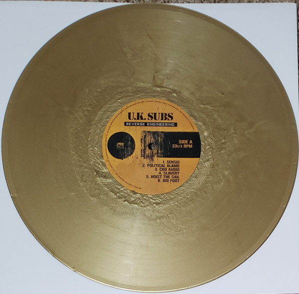 UK Subs - Reverse Engineering (Limited Edition - Gold Vinyl) [Vinyl] | Cleopatra (CLO2844LP) - 4