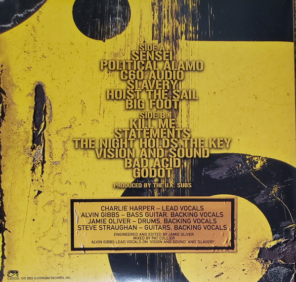 UK Subs - Reverse Engineering (Limited Edition - Gold Vinyl) [Vinyl] | Cleopatra (CLO2844LP) - 2