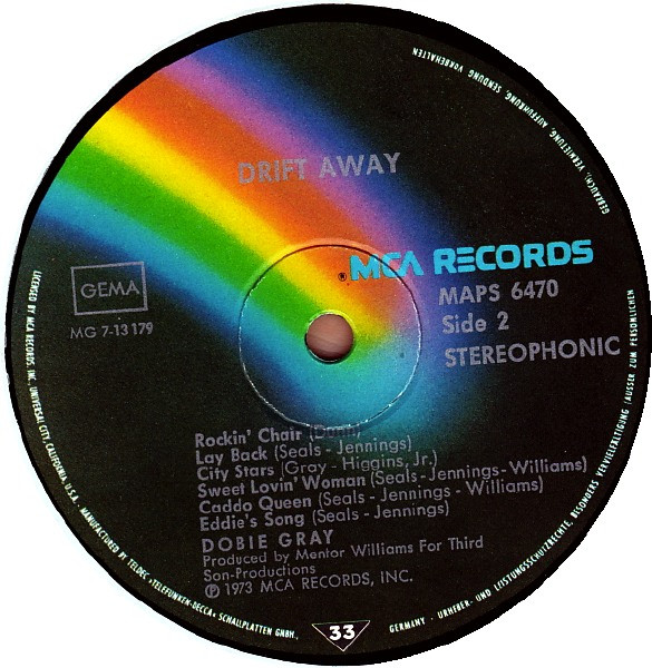 Dobie Gray - Drift Away | MCA Records (MAPS 6470) - 4 Dobie Gray - Drift Away | MCA Records (MAPS 6470) - 4