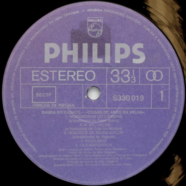 Banda Do Casaco - Coisas Do Arco Da Velha | Philips (6330 019) - 3