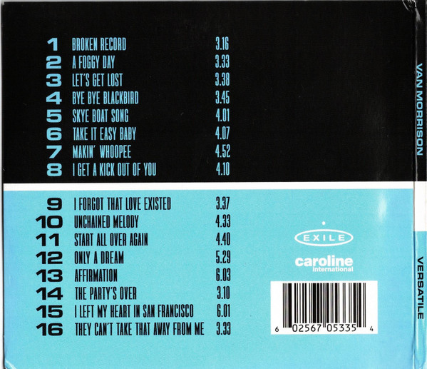 Van Morrison - Versatile | Exile (6705335) - 2