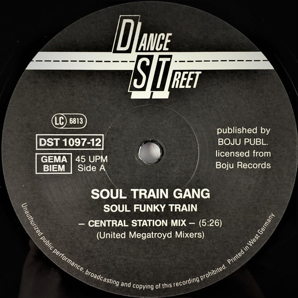 Soul Train Gang - Soul Funky Train | Dance Street (DST 1097-12) - 2