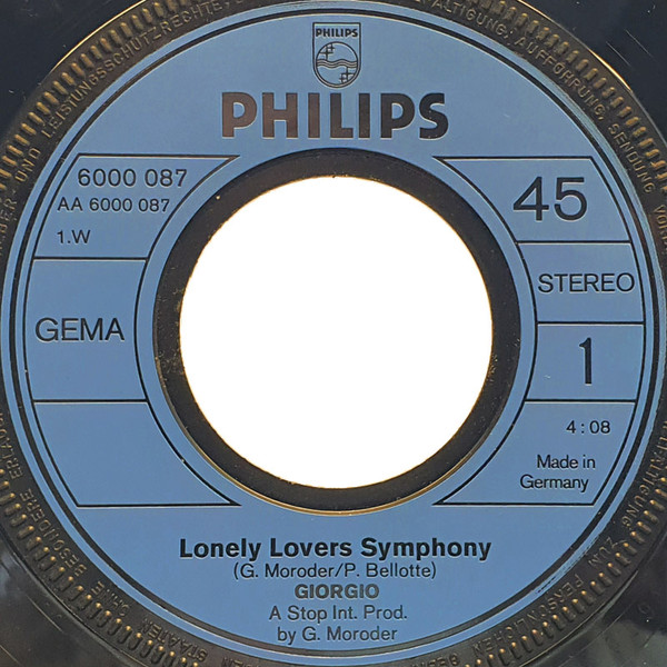 Giorgio Moroder - Lonely Lovers' Symphony | Philips (6000 087) - 2